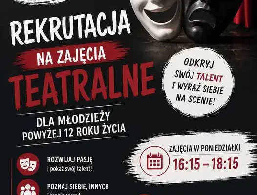 Rekrutacja do grupy teatralnej w Nowogardzie – odkryj swój talent na scenie