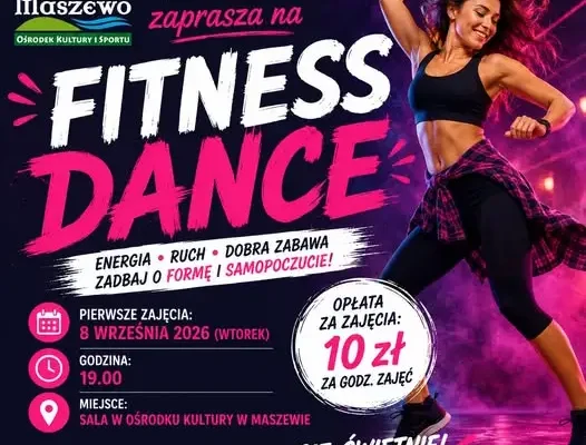 Fitness Dance w Maszewie – start zajęć 8 września