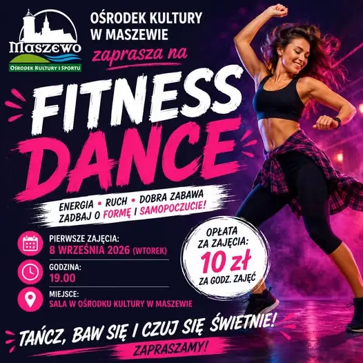 Fitness Dance w Maszewie – start zajęć 8 września