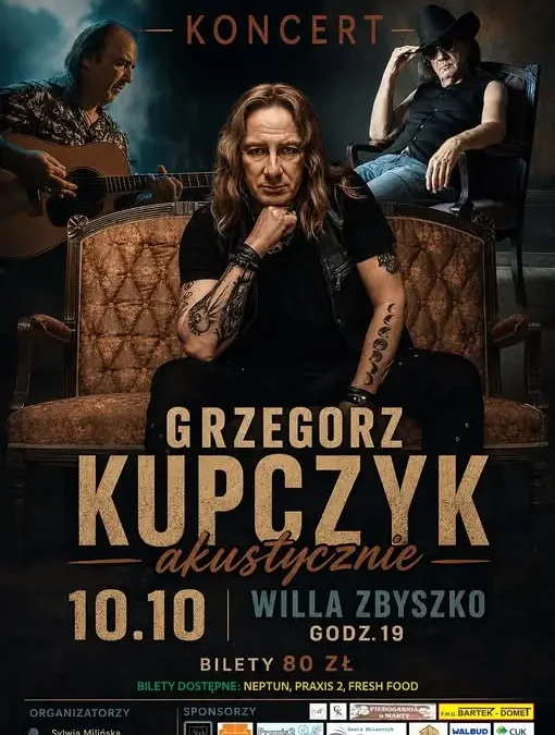 Grzegorz Kupczyk wystąpi w Nowogardzie – rockowy wieczór już 10 października