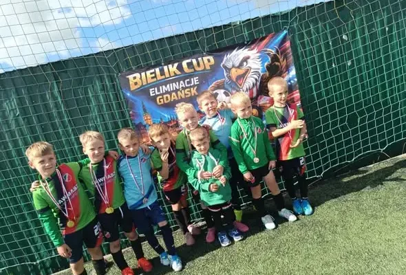 Młodzi piłkarze z Torunia rywalizowali w turnieju Bielik Cup w Gdańsku