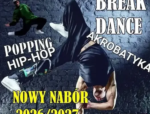 CRK Break Funk Styl zaprasza na zajęcia taneczno-akrobatyczne dla dzieci i młodzieży