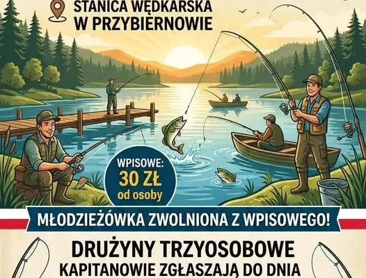 Koleżeńskie zawody wędkarskie w Przybranowie – zaproszenie dla członków koła