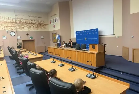 Przedszkolaki z grupy „Liski” odwiedziły Urząd Gminy i Miasta Goleniów