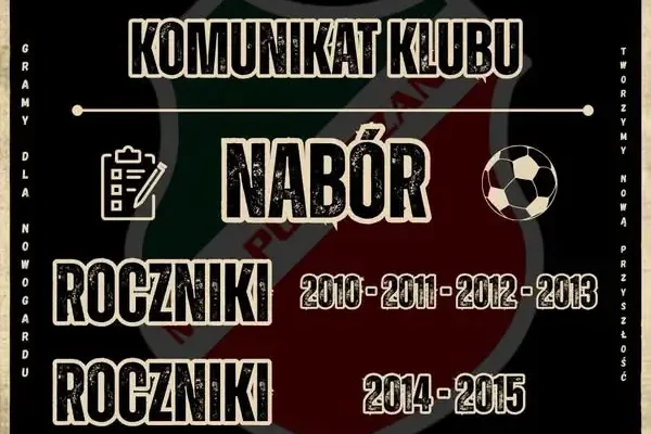 Nowogard: Trwają nabory do młodzieżowych grup piłkarskich pod okiem Trenera Kacpra Królika