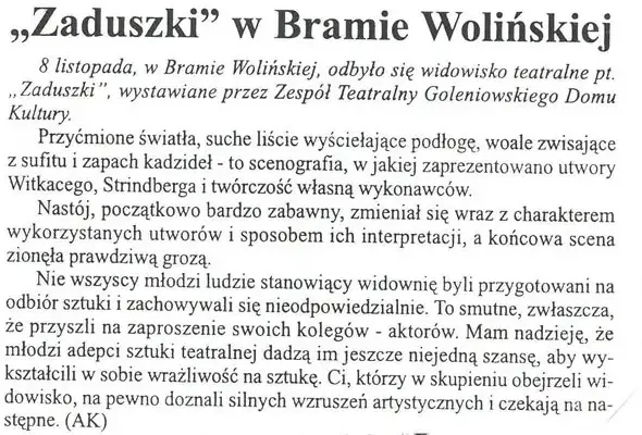 30 lat Teatru Brama. Wszystko zaczęło się od błędu w ogłoszeniu
