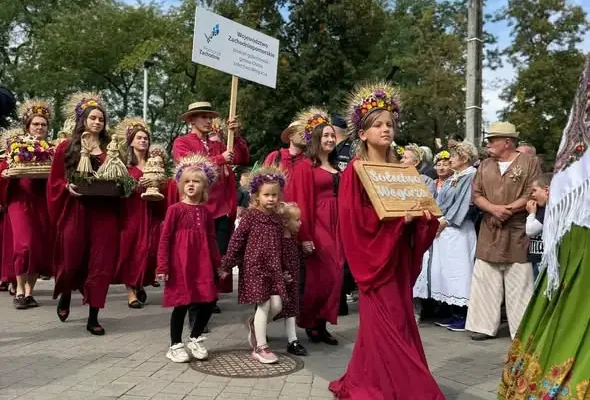 Wieniec z Węgorzy reprezentował Pomorze Zachodnie na Dożynkach Polskich w Spale