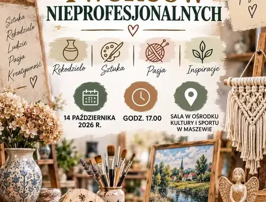 Wystawa Twórców Nieprofesjonalnych w Maszewie – zaproszenie na październik