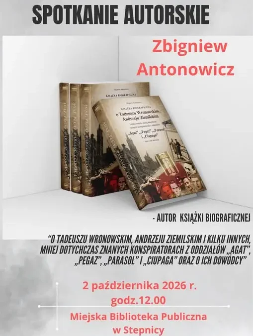 Spotkanie ze Zbigniewem Antonowiczem w Stepnicy – 2 października