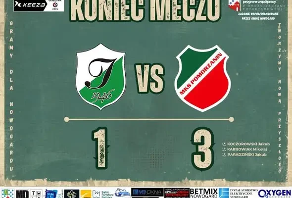 Derby dla Pomorzanina! Nowogard wygrał z Iną Goleniów