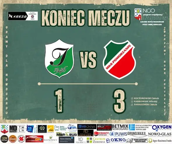 Derby dla Pomorzanina! Nowogard wygrał z Iną Goleniów