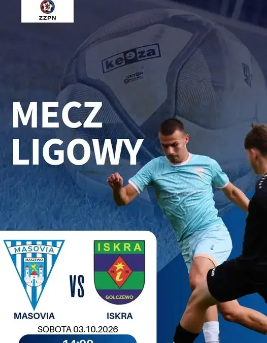 Iskra Golczewo kontra Masovia Maszewo – starcie beniaminków w 8. kolejce