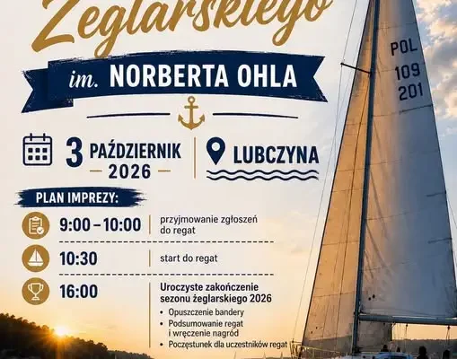Żeglarski Memoriał im. Norberta Ohla – regaty na Jeziorze Dąbie zakończą sezon 2026