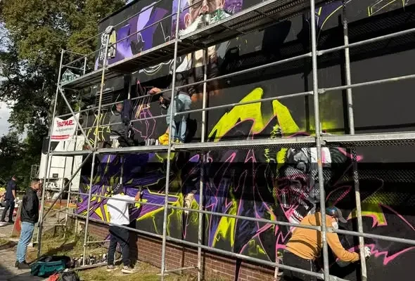 G-TOWN Graffiti Jam w Goleniowie – murale ozdobiły ulicę Szczecińską